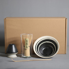 茶筅立抹茶搅拌刷碗日式茶道点茶工具抹茶茶具组合茶勺茶筅放置器