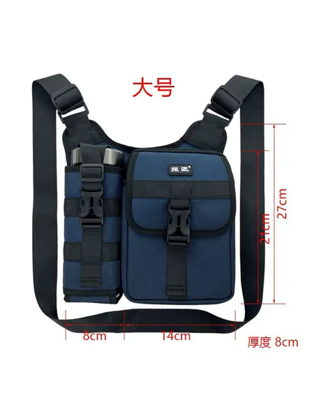 New One-piece Crossbody Bag Unisex Outdoor Casual Water Kettle Bag Waterproof Wear-resistant Oxford Cloth Bag Travel Satchel