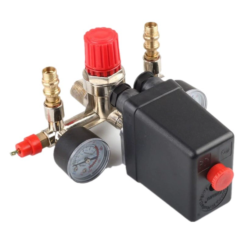 Воздушный компрессор Кронштейн Bama клапан регулирования давления узел переключателя регулирования давления аксессуары для воздушного насоса автоматический переключатель давления узел выпуска воздуха