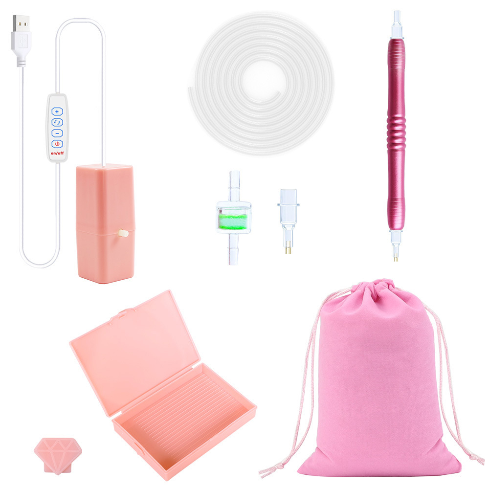 Pintura de diamantes nuevo bolígrafo de perforación de puntos eléctrico Amazon nuevo bolígrafo de succión al vacío broca de punto de succión herramienta de bricolaje