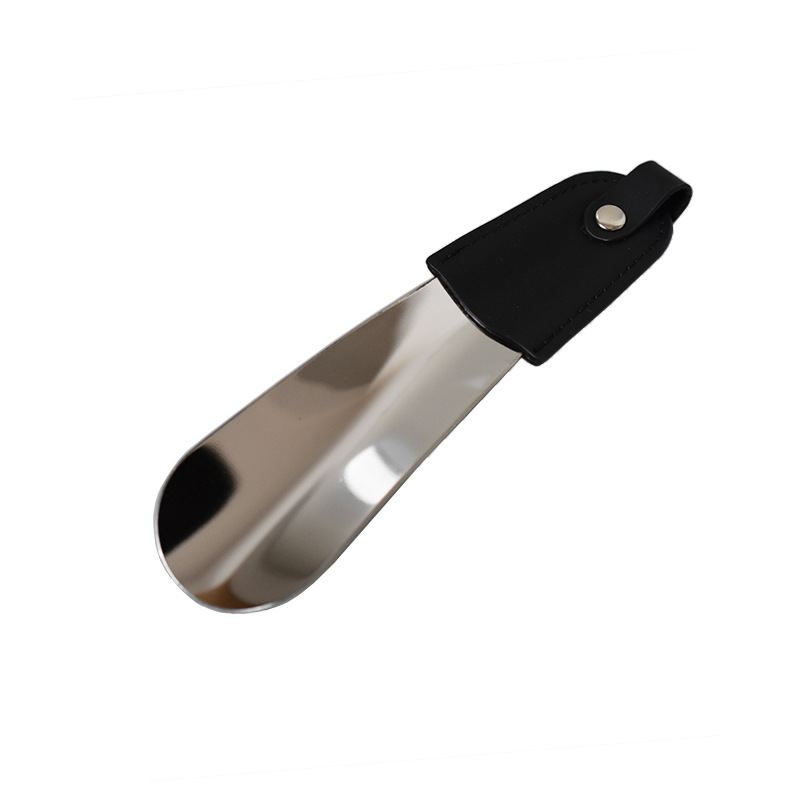 Precio de fábrica, zapatos de cuero de acero inoxidable 304 de alta calidad, calzador portátil, dispositivo para levantar zapatos, dispositivo para usar zapatos, regalo, puede ser una marca registrada