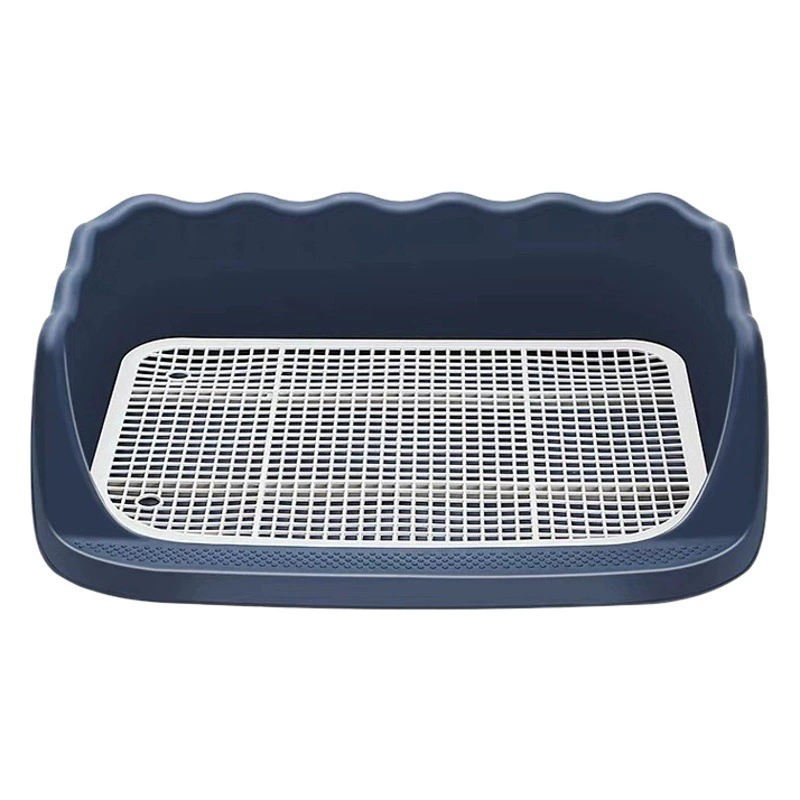 Новый туалет для собак с высоким бортиком, лоток для мочи с крупной сеткой, защита от разбрасывания, товары для животных, трансграничная доставка с бесплатной доставкой