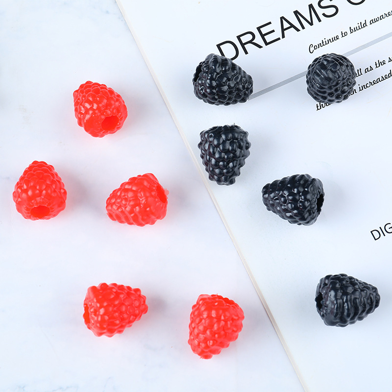 仿真水果仿真树莓PVC树莓野草莓派对家居装饰摆件道具模型早教