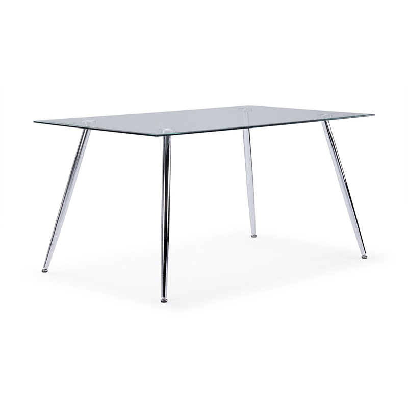 Mesa de comedor de vidrio temperado amazónico para casa pequeña mesa de comedor para 4 personas simple mesa de negociación