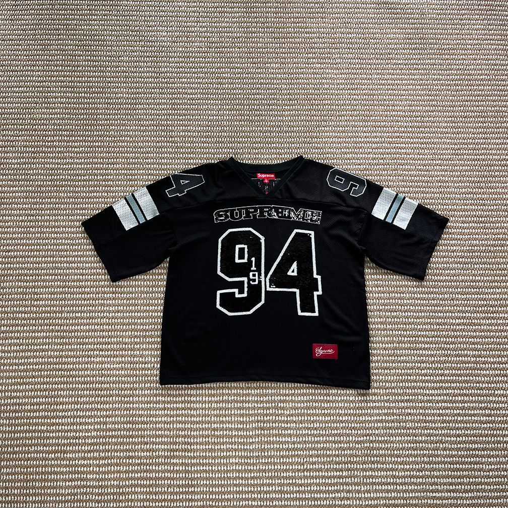 Supreme Stars Football Jersey Black