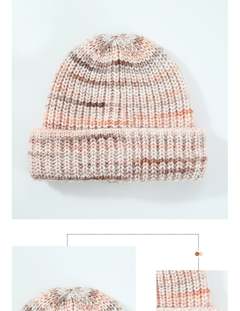 Woll gestrickt fir Fraeninselen Villfälteg waarm Hierscht a Wanter Villfaarweg Kleng Leit Gradient Geflapt Woll Kal_voghion.com