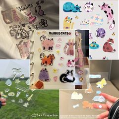 小紅書同金insゼリーシール立体かわいい高級高颜値装飾diy携帯電話タブレット