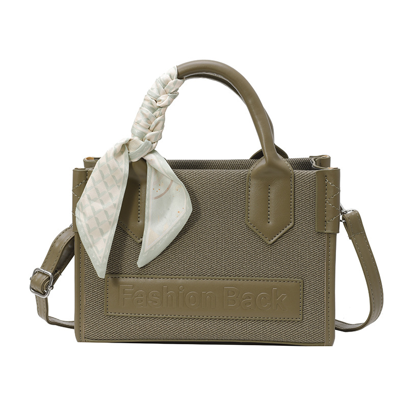 Bolso Tote popular de este año, nuevo bolso de verano 2025, bolso de hombro con letras de color en contraste, bolso de mensajero casual para mujer