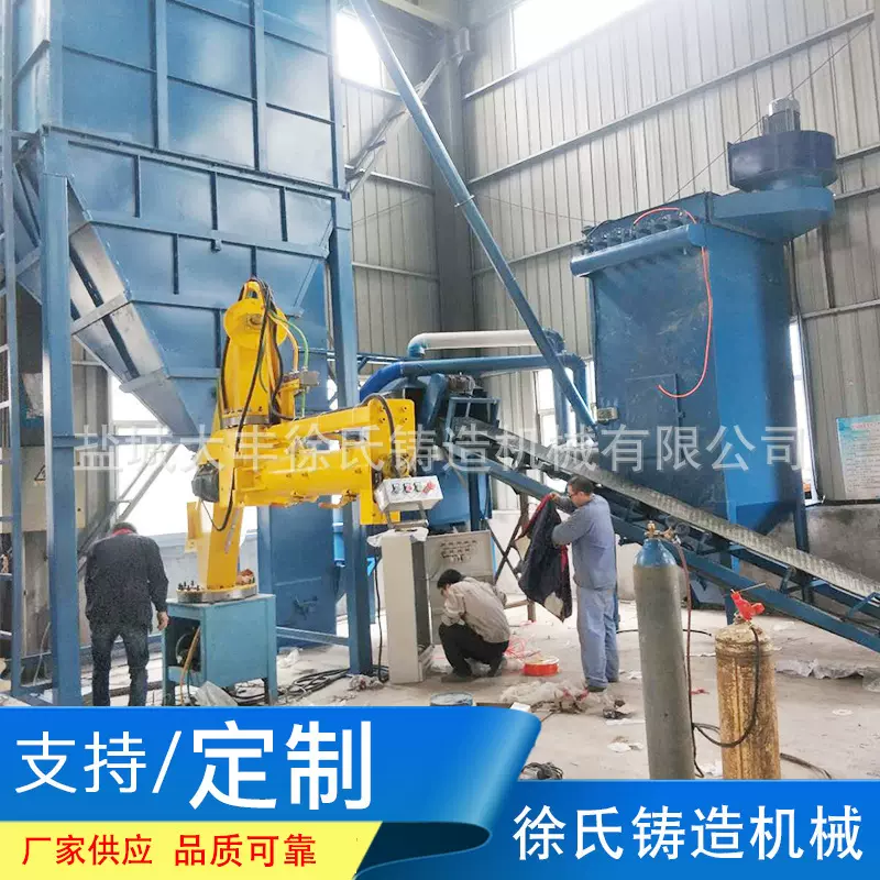 厂家供应树脂砂处理线铸造砂设备 树脂砂生产线砂处理成套设备