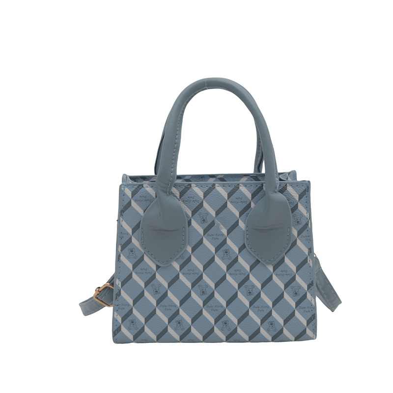 Bolso de mujer 2024 nuevo bolso de moda con textura bolso de hombro de cercanías con estampado de estilo occidental bolso de mensajero de gran capacidad de moda