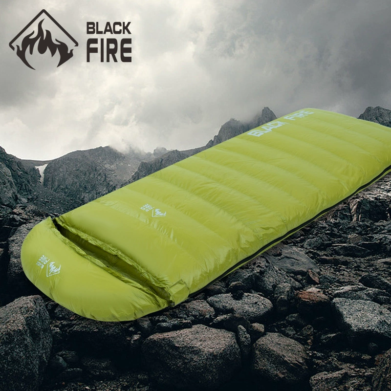 Travel handheld sleeping bag for adults with down, increased thickness