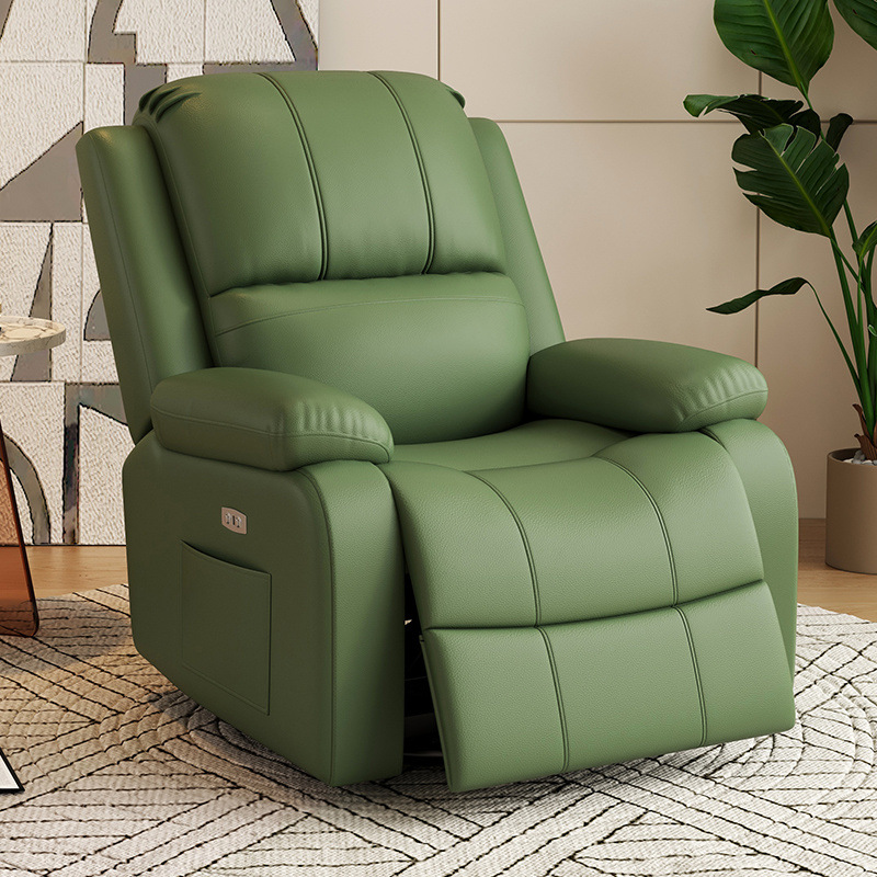 Sofá espacial de primera clase sala de estar doméstica manicuría belleza multifuncional se puede acostar masaje eléctrico mecedor perezoso