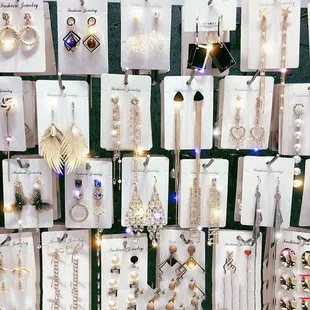 Серебряная игла, асимметричные трендовые серьги, серебро 925 образец, интернет-знаменитость