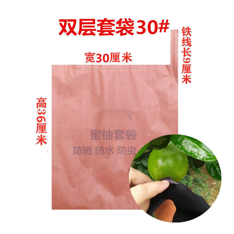 Grapefruit Bagging Dedicated Red Pomelo Yellow and white Sha Tin Fruit tree fruit Precocious double-deck Pest control protect