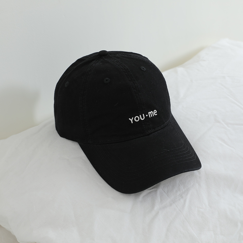 Sombreros infantiles primavera y otoño estilo americano bordado simple sombrero de béisbol casuales para hombres y mujeres sombreros de lengua de pato