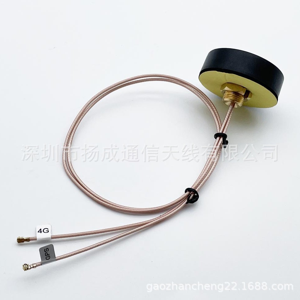 GPS+4G组合天线2.4G GSM 433Mhz 三合一北斗导航定位防水机柜天线