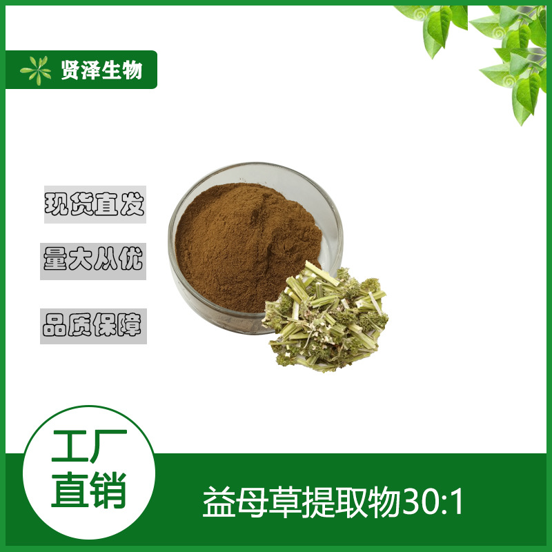 益母草提取物  30:1 益母草粉萃取 多规格 贤泽生物 现货供应