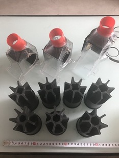 Fertilizer box, fertilizer box, fertilizer sowing flat bottom circular arc bottom angle bottom transparent seven-tooth sowing accessories
