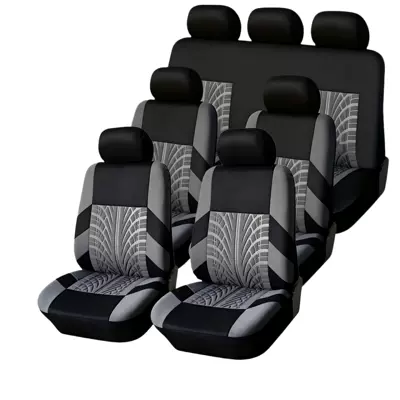 Seat Cover and Cushion Manufacturer – Seat cushion, seat cover - gray-13-piece-set-seven-seats