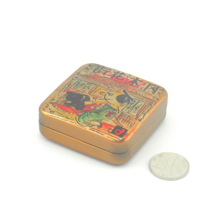 翻盖小铁盒 赠品铁盒包装 铁盒厂家 正方形铁盒子 制罐厂家