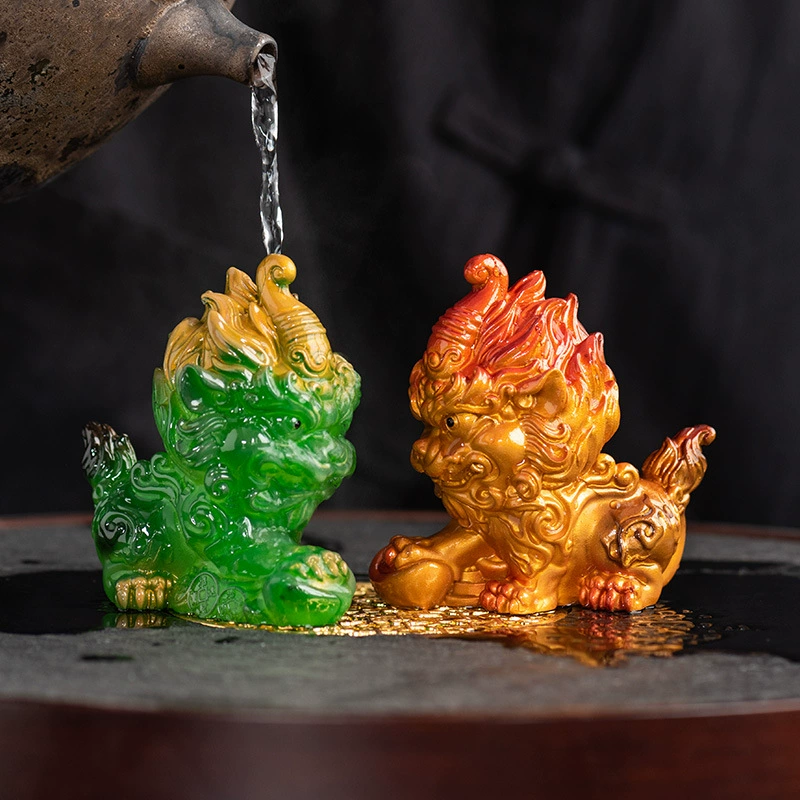 Год Дракона Изменение цвета Yulong Изменение цвета Kirin Tea Chong На удачу Украшение Бутик Чайный столик Чайный сервиз Аксессуары для чайных подносов оптом