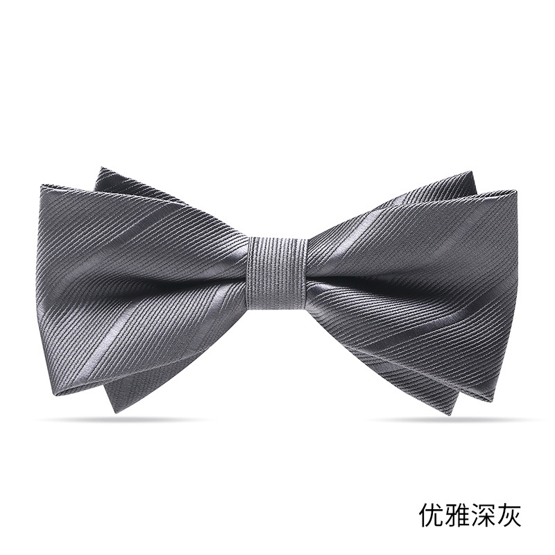 ↤↤↤우아한 다크 그레이 나비넥타이