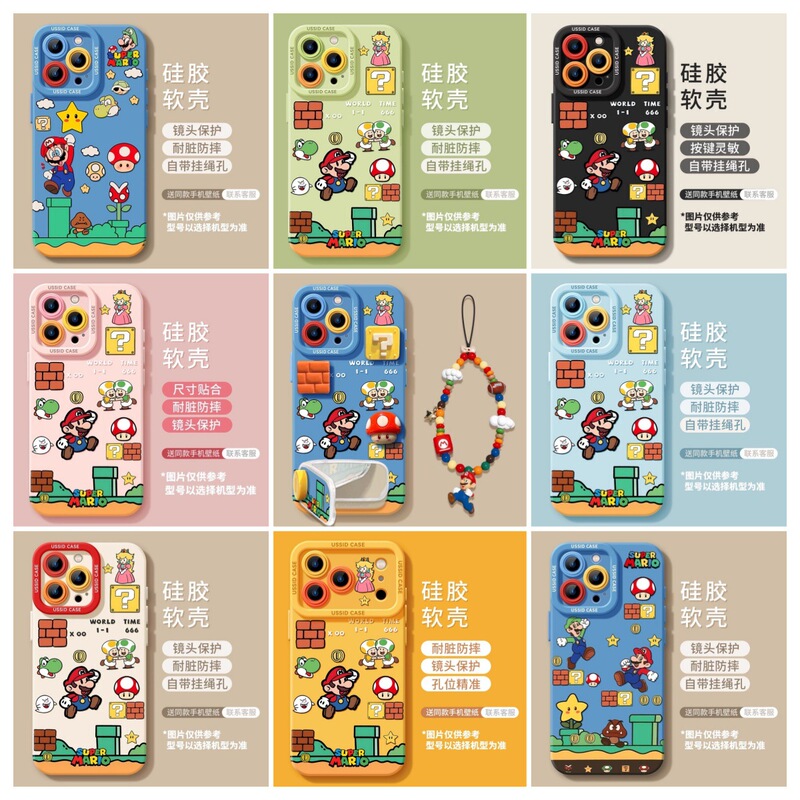 Suitable for Apple 17Promax Silicone Mali Cantonese Series Cartoon 15 Soft Anti-Fall 14 All-Inclusive 13 Sets of Mobile Phone Cases