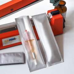 Factory-direct flat-bottom three-side sealed aluminum foil bags—thickened packaging for hyaluronic acid ampoules, facial masks, and cosmetics