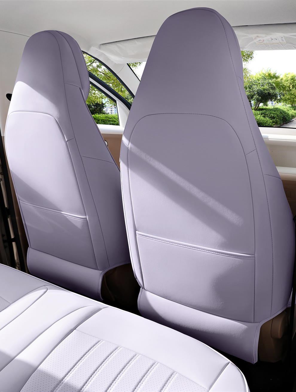 26 models of fifth-generation Wuling Hongguang Mini EV four-door version leather car seat covers, all-season seat covers and cushions