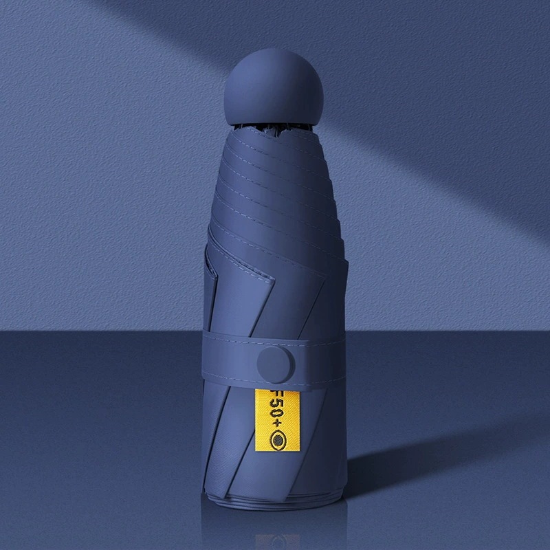 ミニカプセル日伞レディース高级感厚手クロコダイル日焼け止め傘晴雨兼用オーダー折りたたみ伞パラソル|undefined