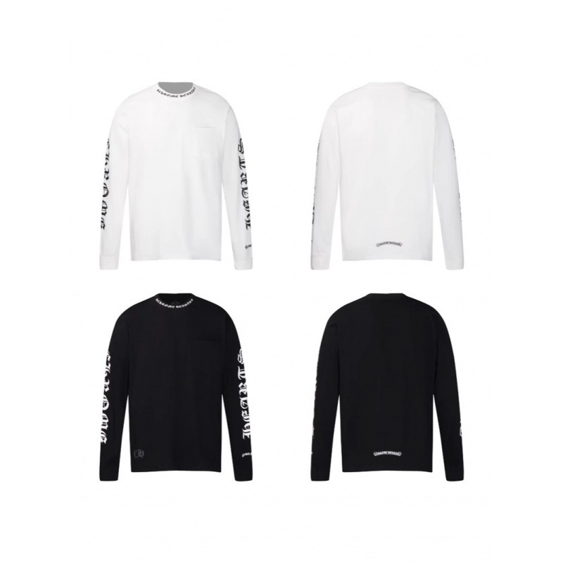 2025クロスボーダートレンディブランドクロウ初春新作ラウンドネック長袖サンスクリットプリント長袖Tシャツスポット卸売|undefined