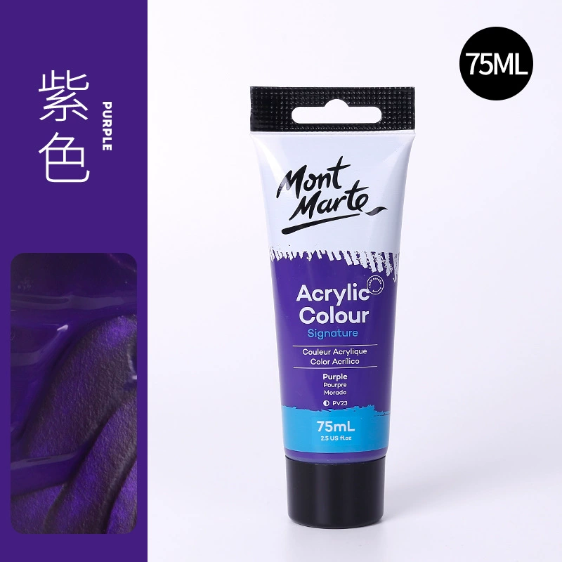 Краска для колонковых акриловых пигментов MONTAMRTE ACRYLIC 24 цветов - набор акриловых пигментов в коробке