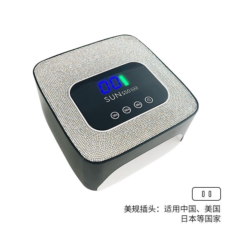 Lámpara de manicura transfronteriza 280W de alta potencia de manicura luz de terapia de almacenamiento de 57 LED pegamento de manicura lámpara de horneado de diamante manicura