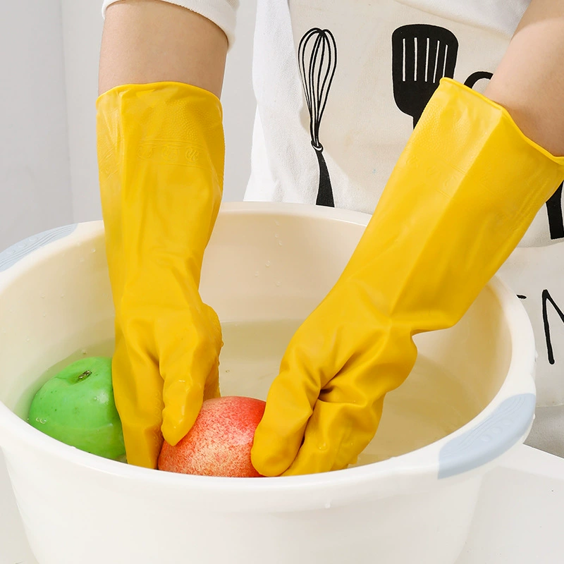 Водонепроницаемые перчатки для мытья посуды для женщин, для уборки на кухне и по дому, оптом с TikTok, прочные, маслостойкие
