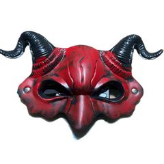 クロスボーダー羊の角の悪魔の半分の顔のマスクの外国貿易のカーニバルのハロウィンのパーティーの化粧の服の道具のクロスボーダーの卸売り