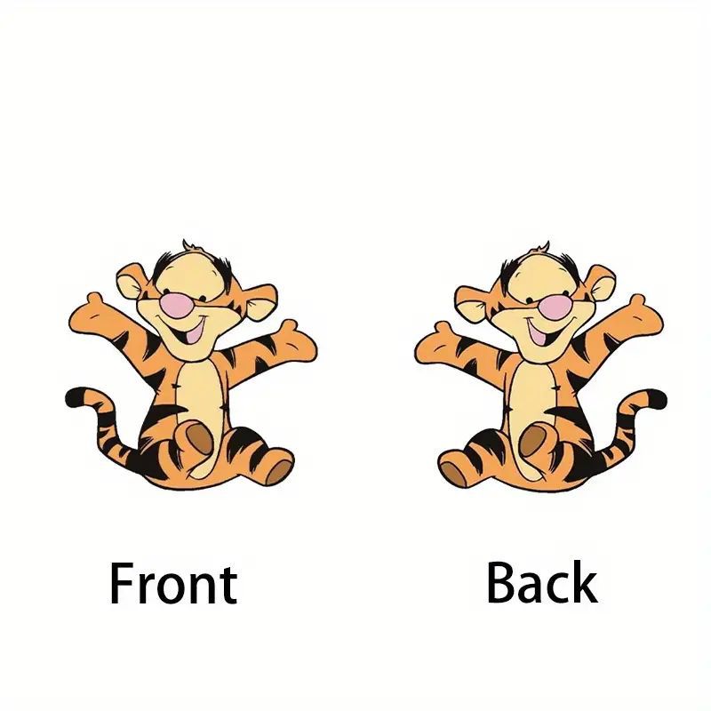 2D nuevo plano lindo pequeño tigre colgante acrílico transfronterizo automóvil espejo retrovisor interior decoración colgante para el hogar