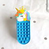 Cartoon silica gel cute pencil case for elementary school students, capacious universal storage system, new collection, unicorn