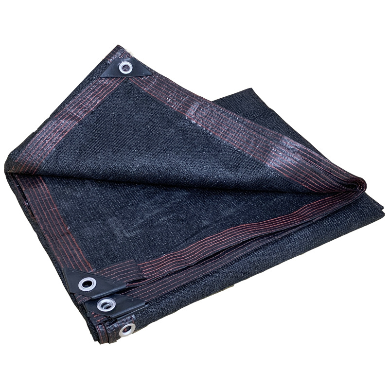 黑色遮阳网 遮光隔热网院子大棚防霜网阳台加厚加密遮阴网 防晒网