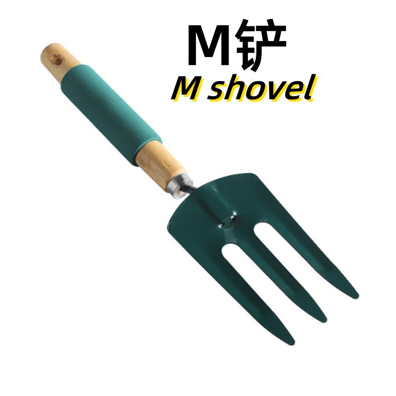 Herramientas de jardinería multi-tipo transfronterizas, rastrillo de flores, pala, herramientas de jardinería de doble propósito, azada, jardinería para atrapar a los marinos