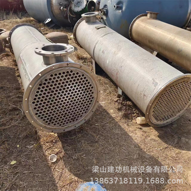 二手列管换热器 不锈钢管式冷凝器 工业换热器 石墨冷凝器