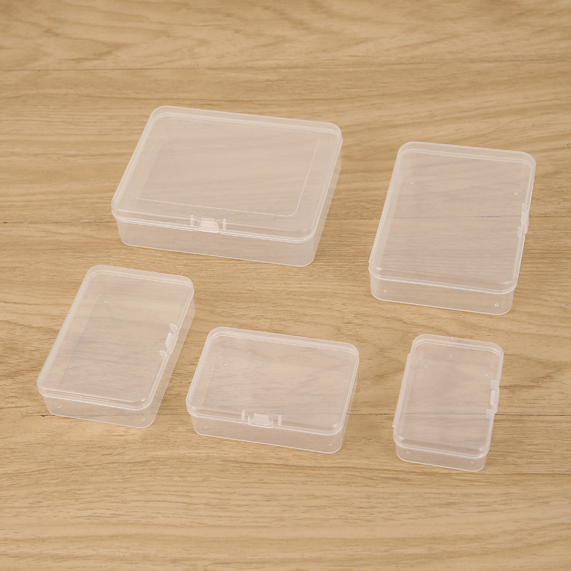 Rectangular transparent storage box with lid pp box transparent plastic box wholesale packaging box within 150mm long Rectangular transparent storage box with lid pp box transparent plastic box wholesale packaging box within 150mm long