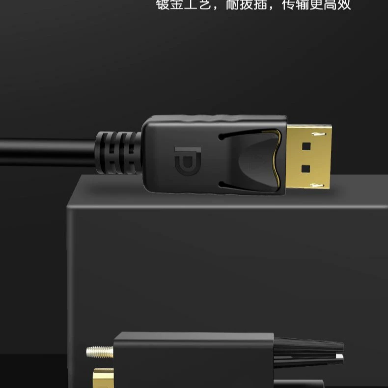 Длинный кабель DP к VGA 1.8 метров адаптер для ноутбука графической карты HD