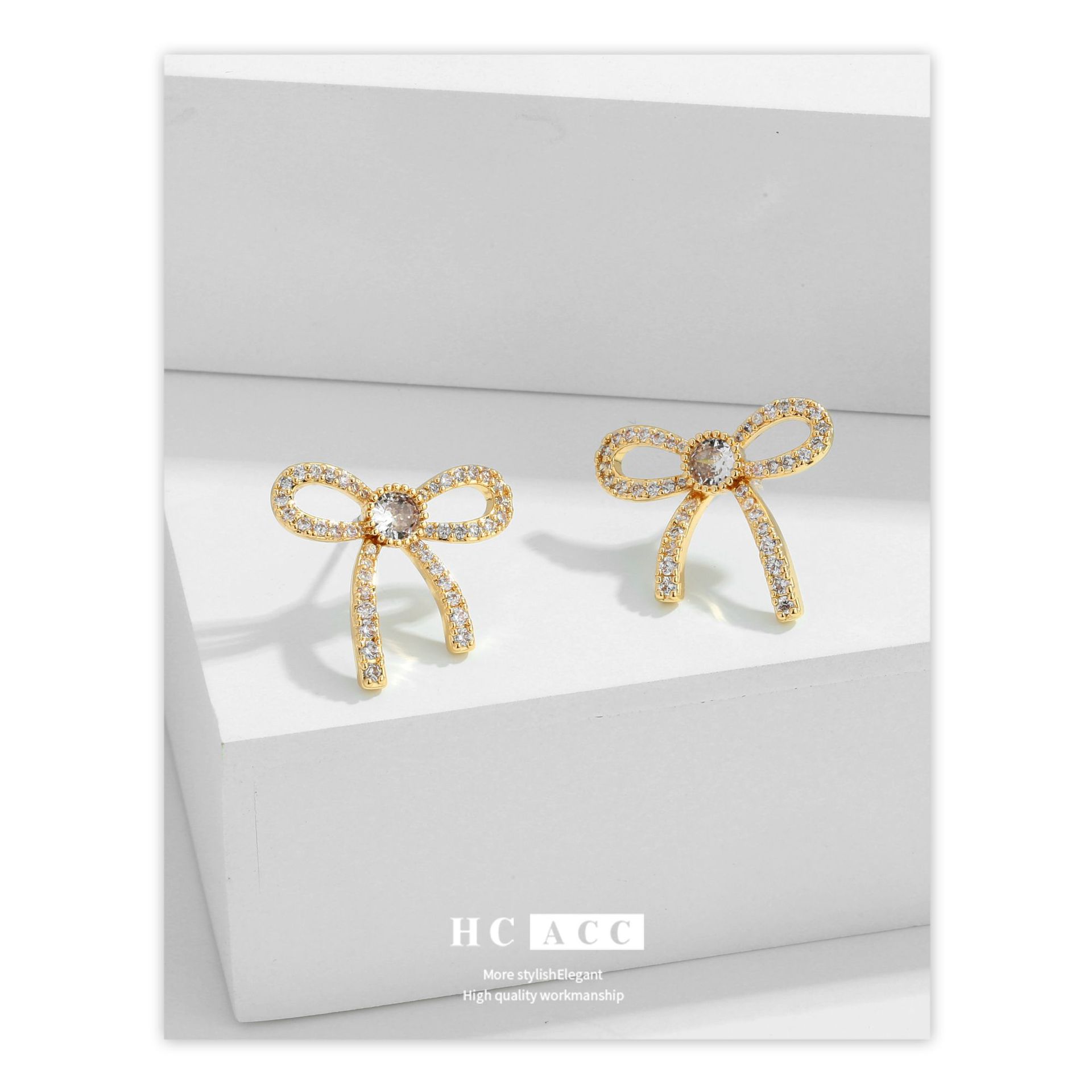 popular-bow-earrings-copper-plated-18k-real-gold-dense-inlaid-zircon-exquisite-high-grade-earrings-amazon-hot-sale