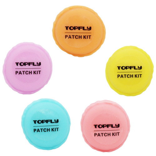 Bicycle color tire patch mountain road tire inner tube repair repair box glue-free quick repair tool