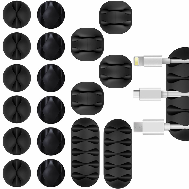 Manufacturer's Data Cable Storage Desktop Cable Organizer, Self-Adhesive Cable Holder, Wire Organizer, Cable Clip, Cable Hub