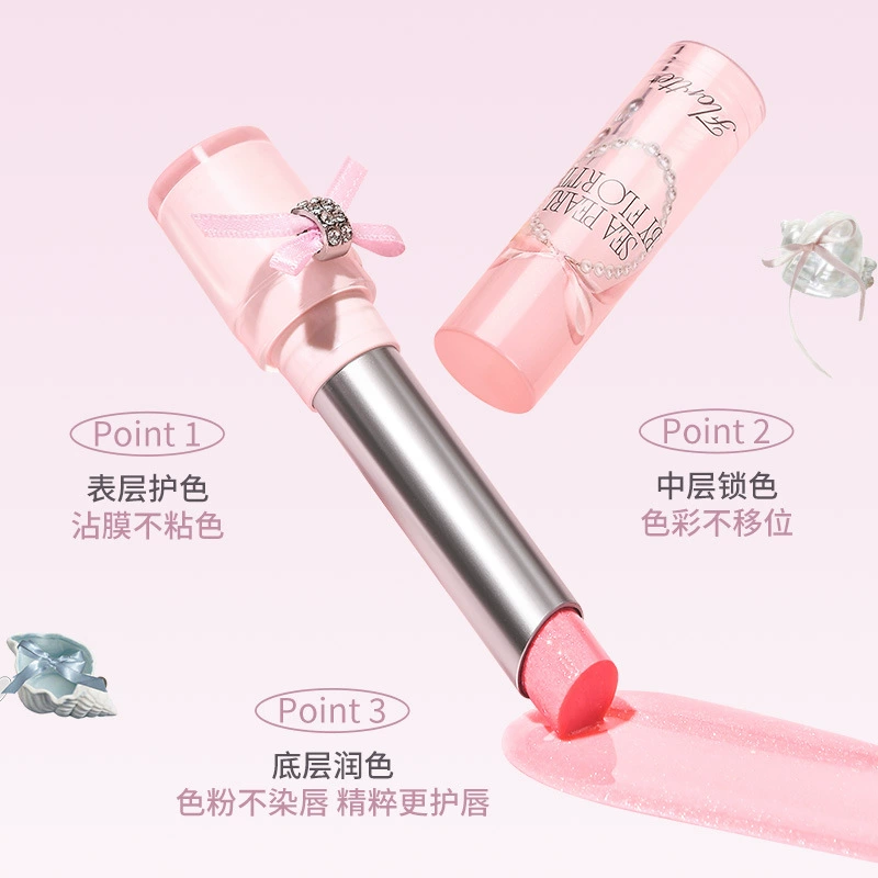 FLORTTE/花洛莉亚 блеск для губ глянцевый блеск со зеркальным эффектом, помада, зеркало-эффект