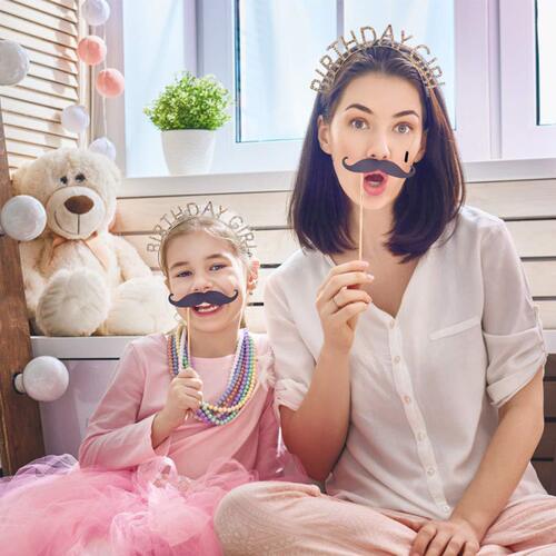 Letter BIRTHDAY GIRL girl birthday headband party birthday party glitter colorful shoulder strap etiquette belt