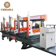 数控全自动木工带锯机跑车大型重型原木圆木液压立式带锯跑车行车