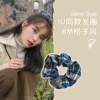 46#Tibetan blue and white-big plaid@