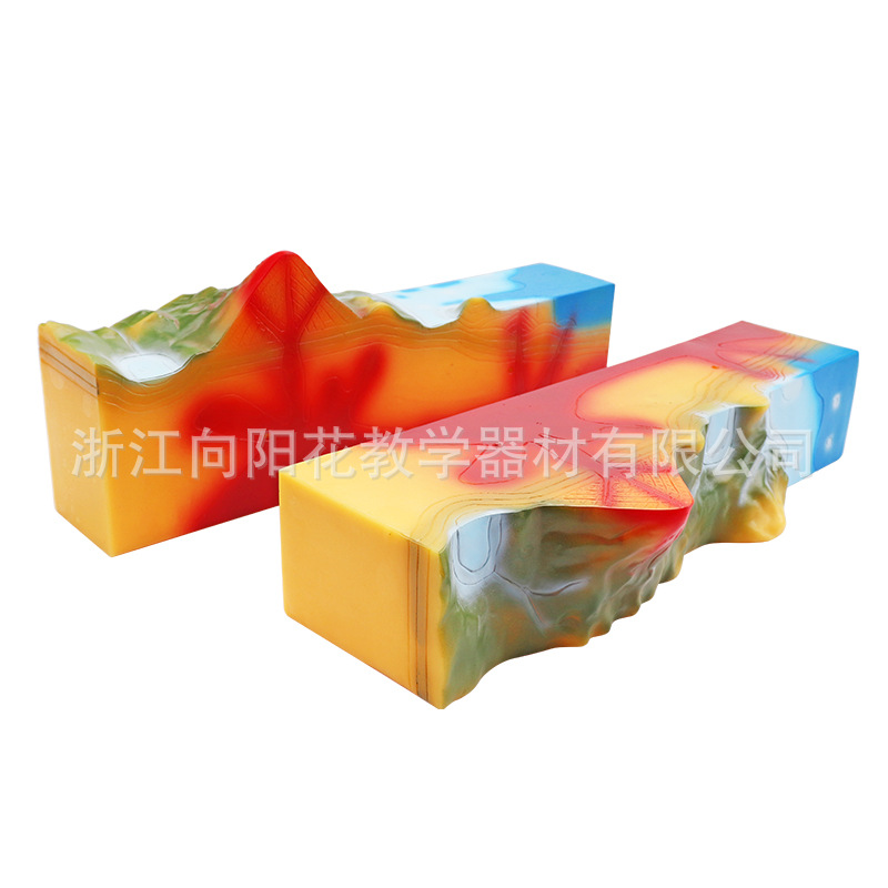 厂家销售QH345 火山模型生物教学系列模型初中地理教学仪器